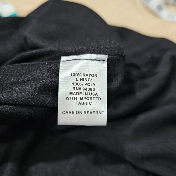 Mo-Ka Santa Fe Apparel Palm Print Skirt‎ and Top Set Made in USA Size Medium - Picture 13 of 15